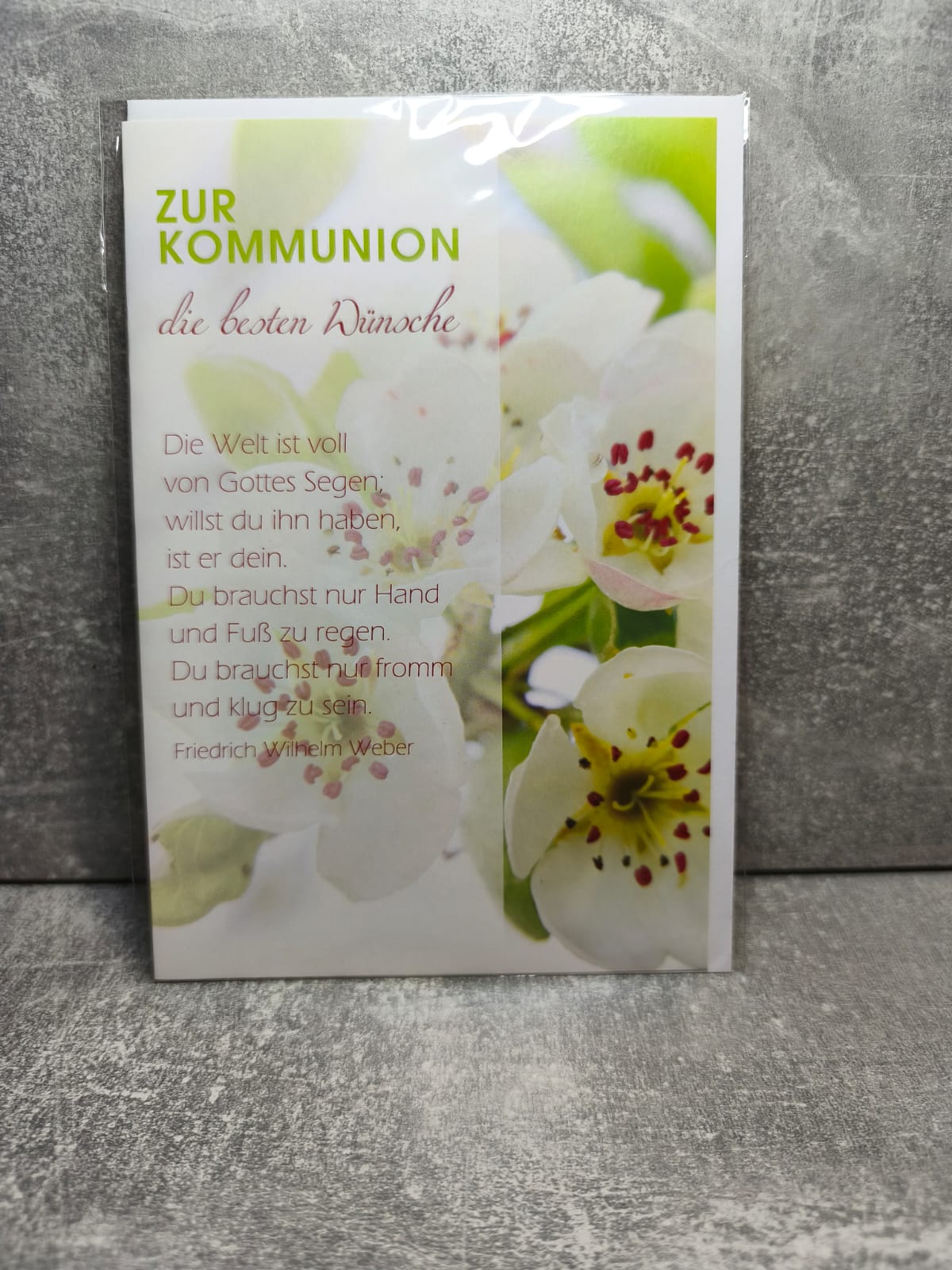 Grußkarte zur hl. Kommunion