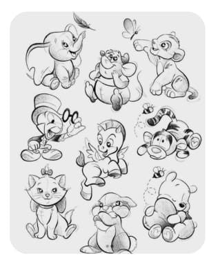 personalisierbare kleine Holzscheiben (4-8cm)