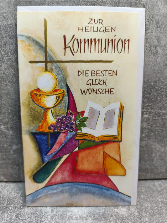 Grußkarte zur hl. Kommunion