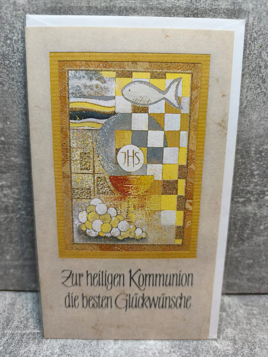 Grußkarte zur hl. Kommunion