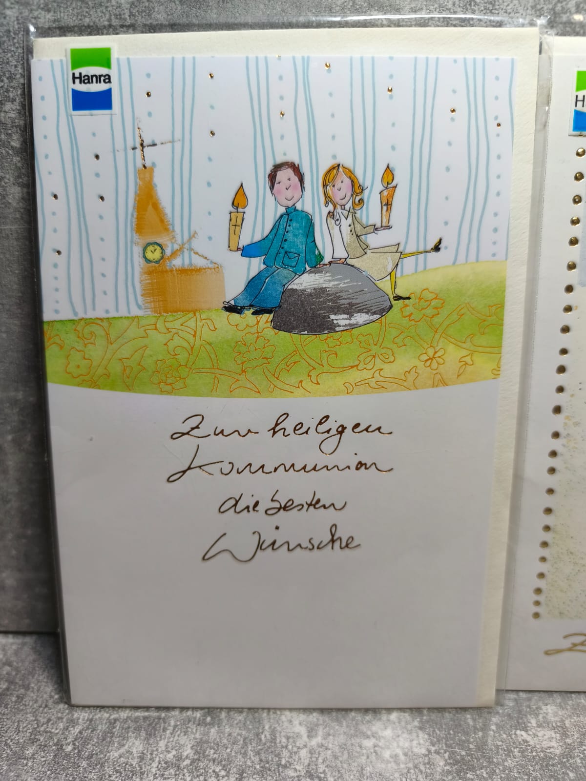 Grußkarte zur hl. Kommunion