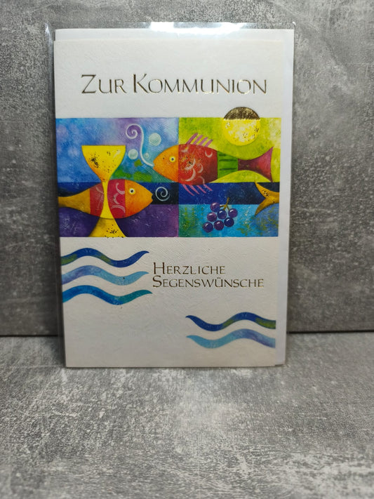 Grußkarte zur hl. Kommunion
