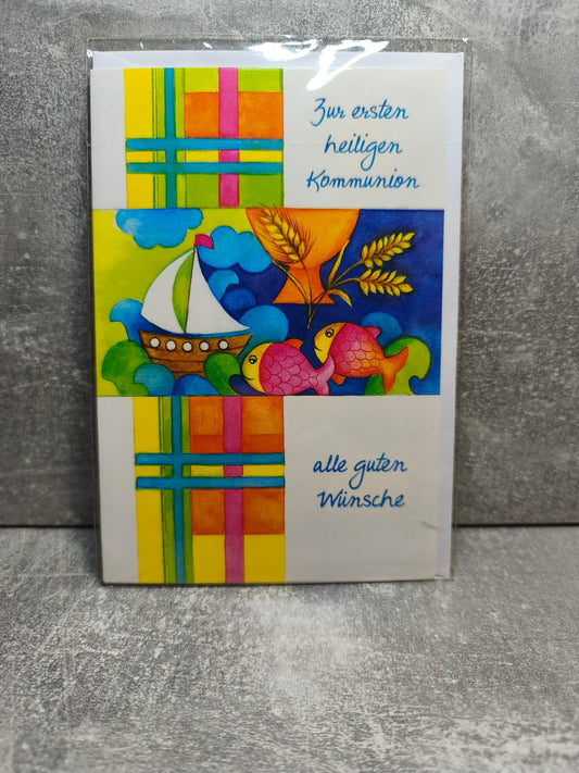 Grußkarte zur hl. Kommunion
