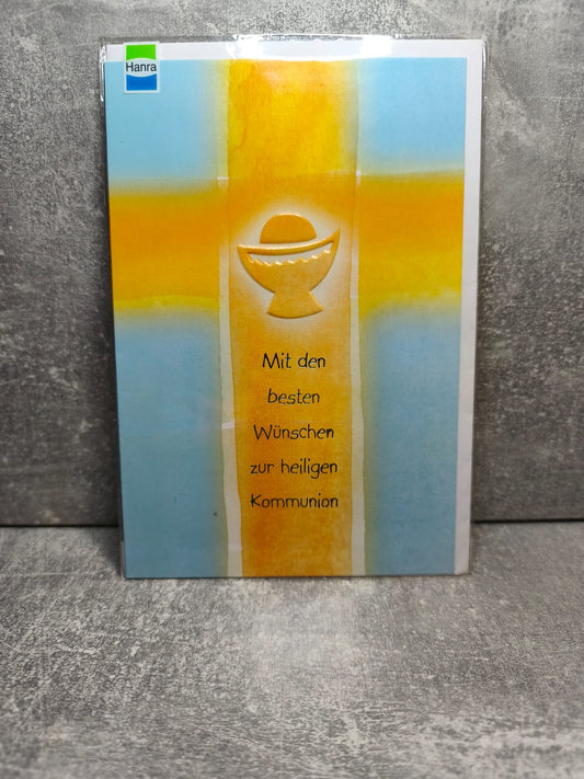 Grußkarte zur hl. Kommunion