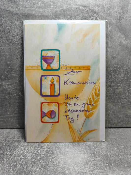 Grußkarte zur hl. Kommunion