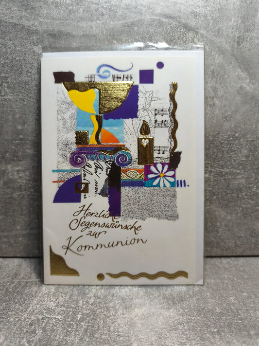 Grußkarte zur hl. Kommunion