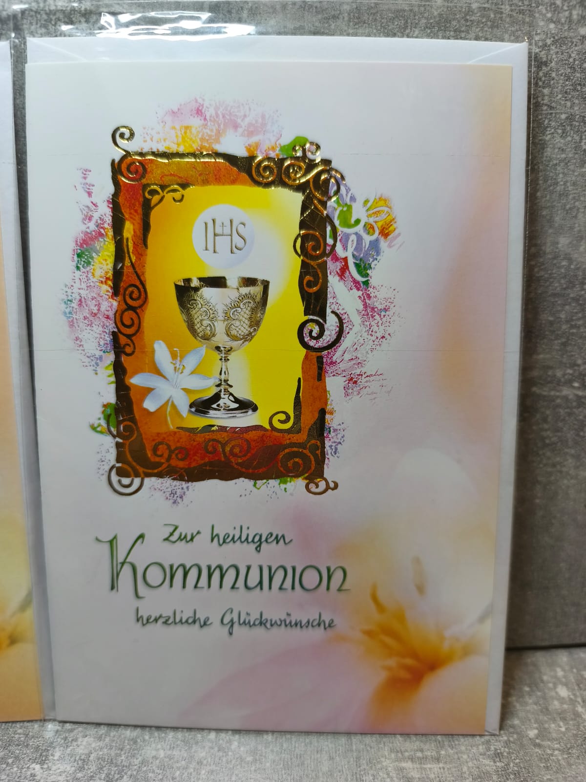Grußkarte zur hl. Kommunion