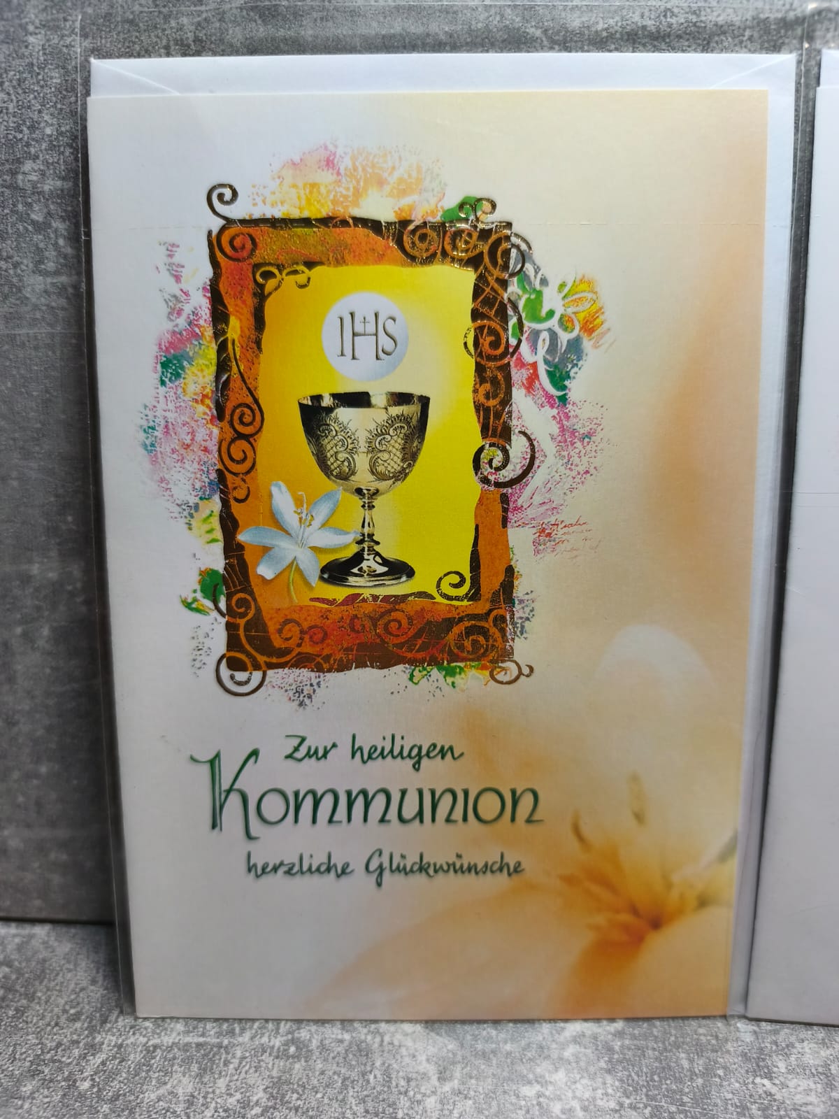 Grußkarte zur hl. Kommunion