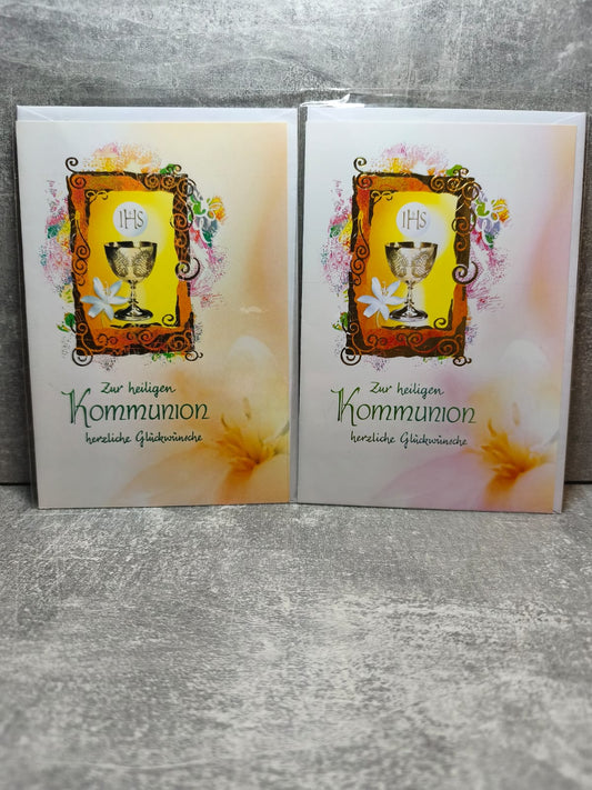 Grußkarte zur hl. Kommunion
