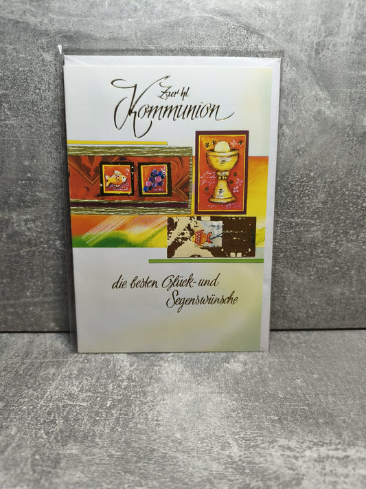 Grußkarte zur hl. Kommunion