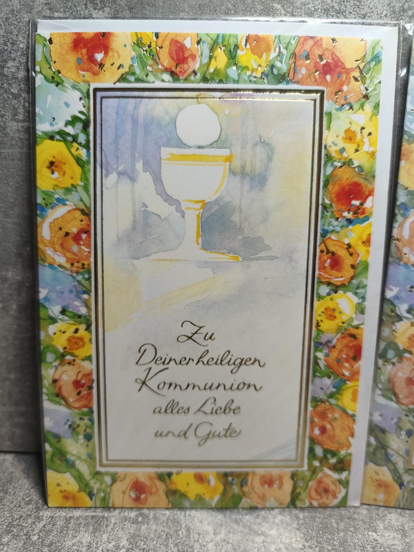 Grußkarte zur hl. Kommunion