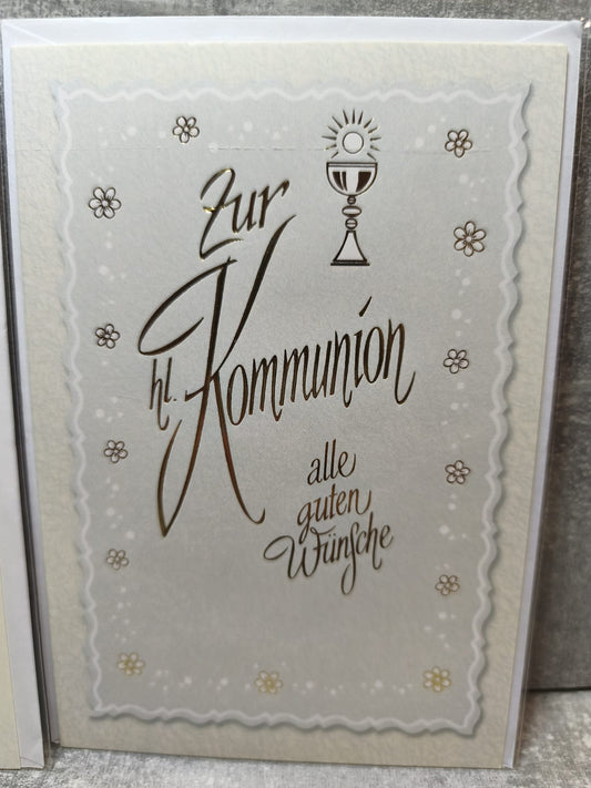 Grußkarte zur hl. Kommunion