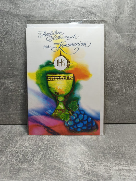 Grußkarte zur hl. Kommunion
