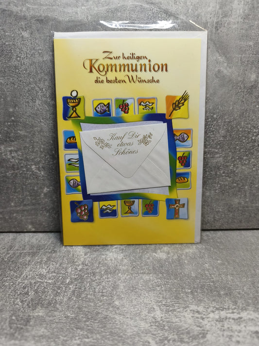 Grußkarte zur hl. Kommunion