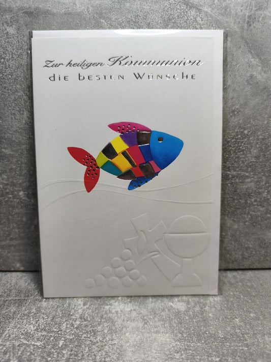 Grußkarte zur hl. Kommunion