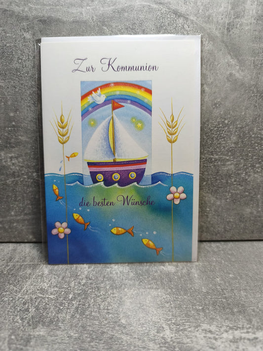 Grußkarte zur hl. Kommunion