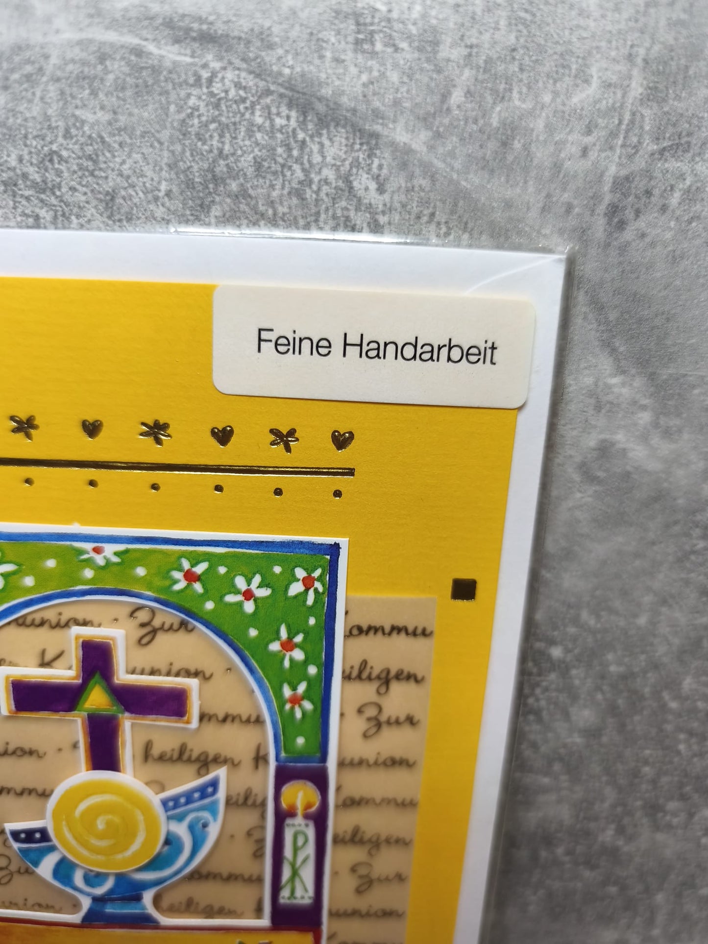 Grußkarte zur hl. Kommunion