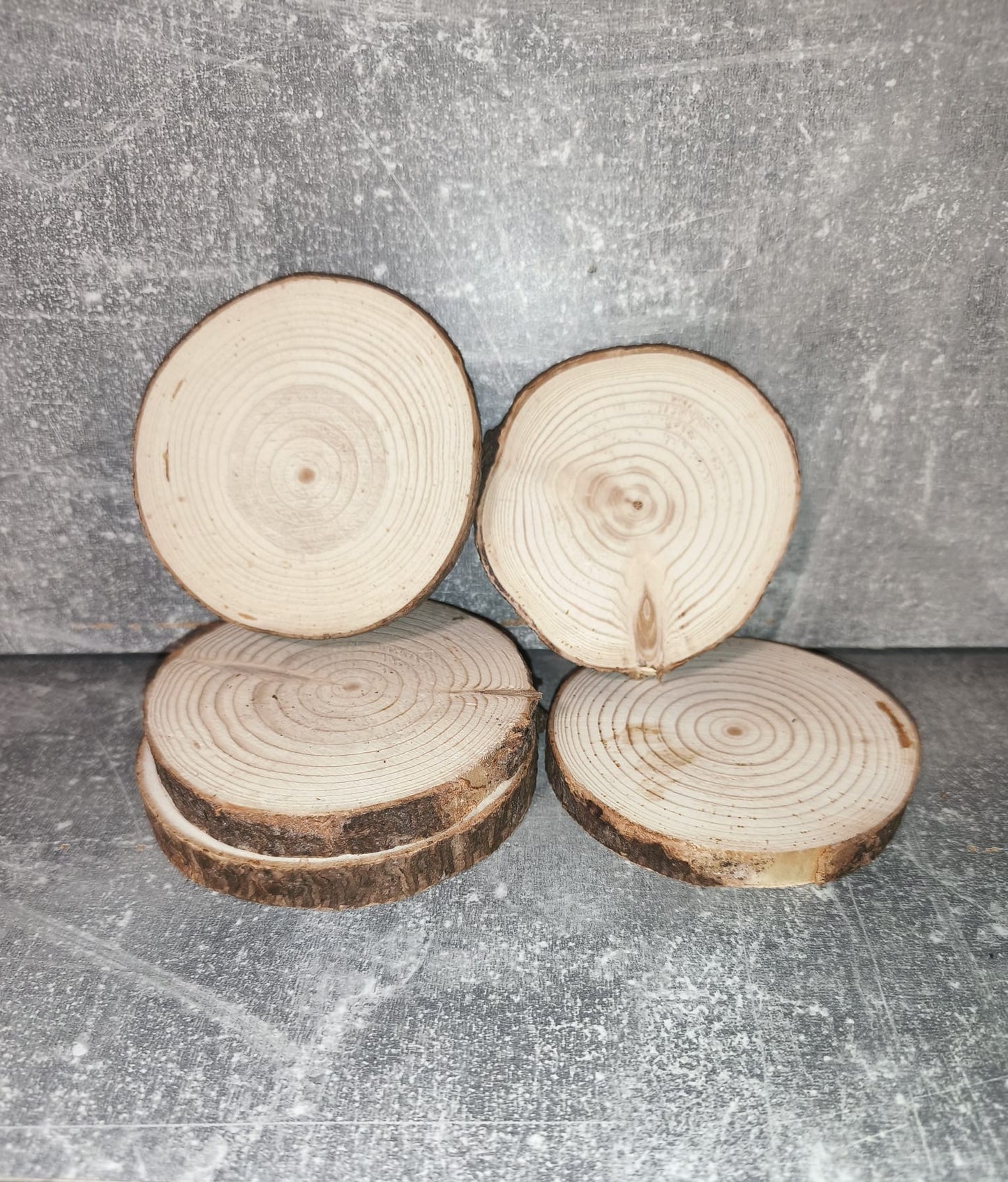 personalisierbare kleine Holzscheiben (4-8cm)