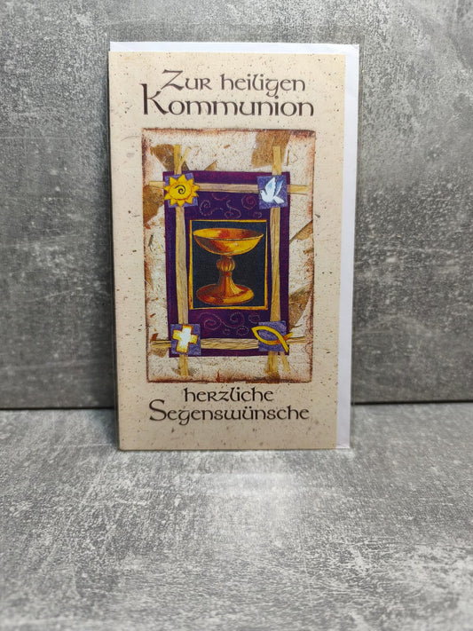 Grußkarte zur hl. Kommunion