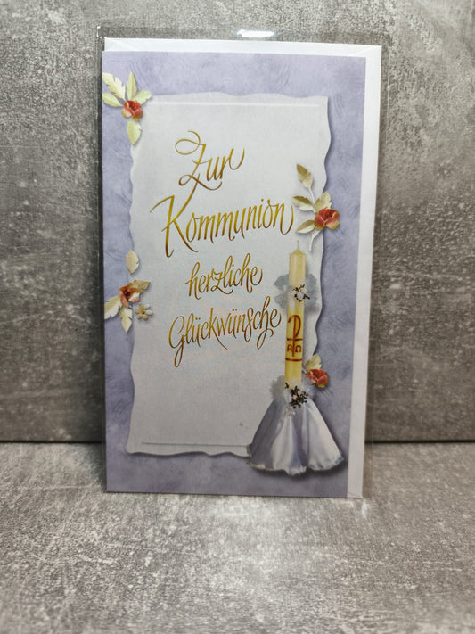 Grußkarte zur hl. Kommunion