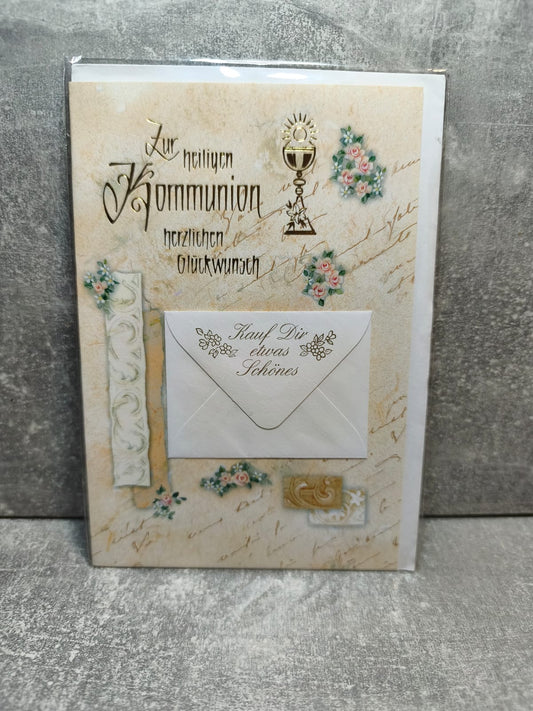 Grußkarte zur hl. Kommunion