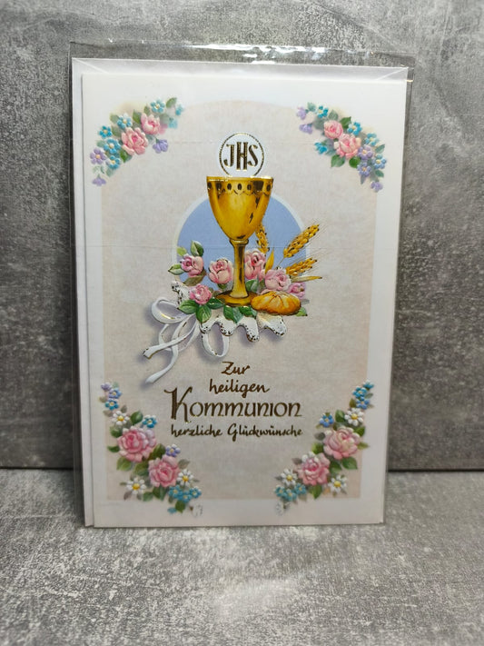 Grußkarte zur hl. Kommunion