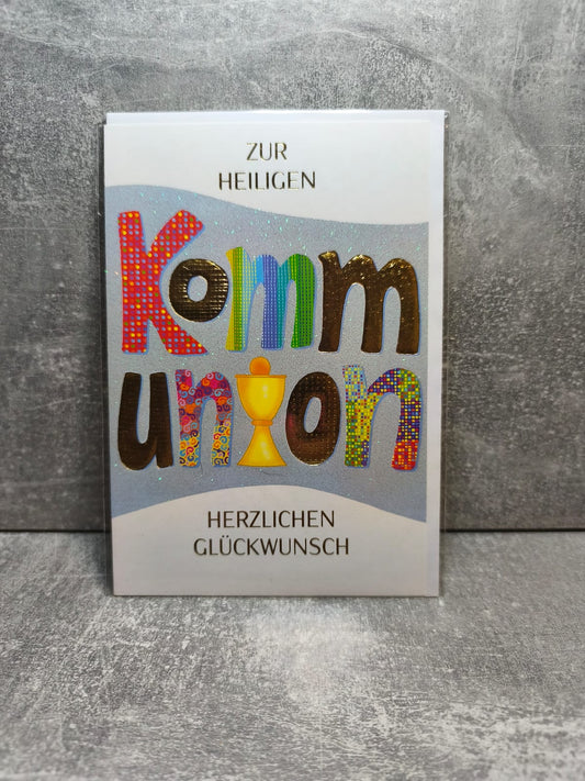 Grußkarte zur hl. Kommunion