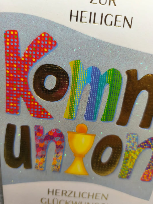 Grußkarte zur hl. Kommunion